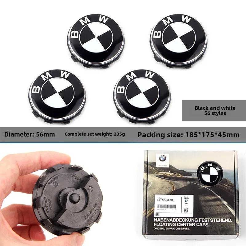 BMW GROUP 4Pcs 56MM 68MM Floating Wheel Center Cap For BMW M E39 E46 E60 E90 F10 F30 G32 G38 G01 G02 G05 F45 F46 F48 F49 F39 F90