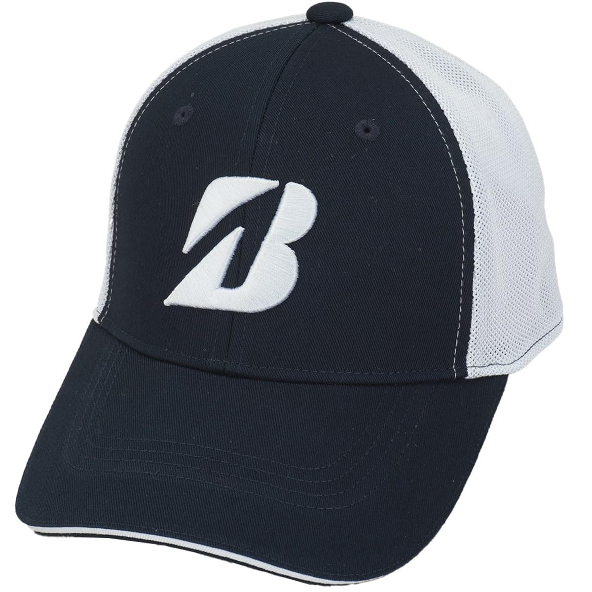 

Bridgestone Golf Pro Model Half Mesh Golf Cap CPG25D Men s NA