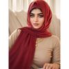 2Pcs Undercap Chiffon Hijab Scarf Set Thin Elastic Tube Head Cover Elegant Soft Cozy Breathable Sunscreen Bandana Combination