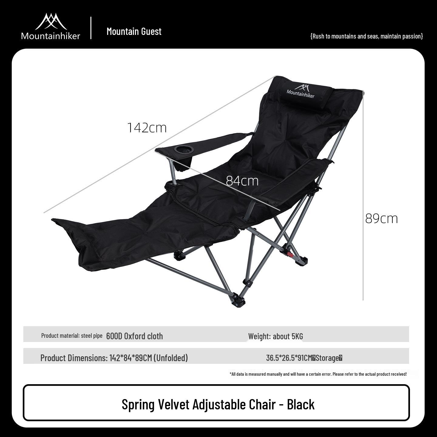 Adjustable Velvet Quilted Recliner: Portable Outdoor Folding Beach & Office Chair