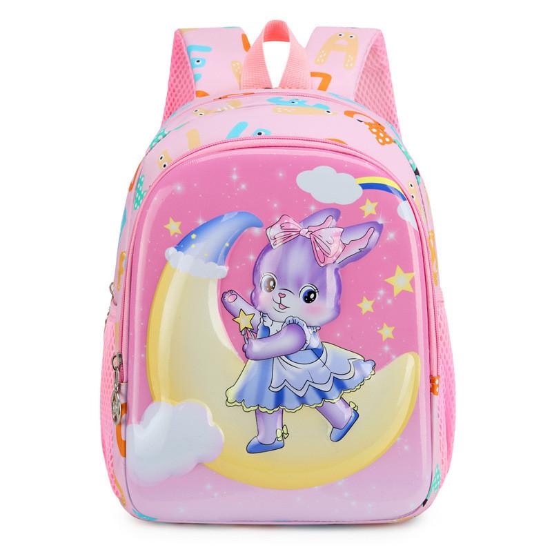 Charming Cartoon Oxford Cloth Lightweight Kids Backpack For Boys And Girls