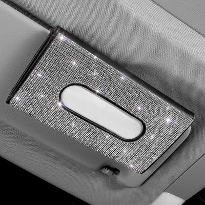 Neues Auto-Sunboard-Diamant-Taschentuch-Box-Auto-Pump-Papierkasten-Farbdiamant-Auto-Vollbohrer-Papier-Taschentuch-Beutel