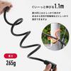ROCKBROS Bicycle 13mm 1100mm for Road Two Colors Lock, Anti-Theft, Cut-Resistant, Approx. Cross-Section Diameter, Approx. Long, Keyed, Portable,