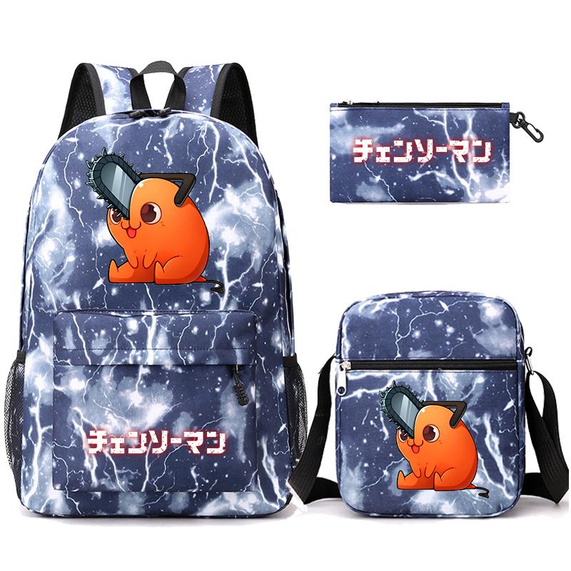3 Teile/satz Anime Gedruckt Rucksack Sharingan Jugendliche Große Kapazität Cartoon Student Schul Mädchen Zurück Zu Schule Tasche