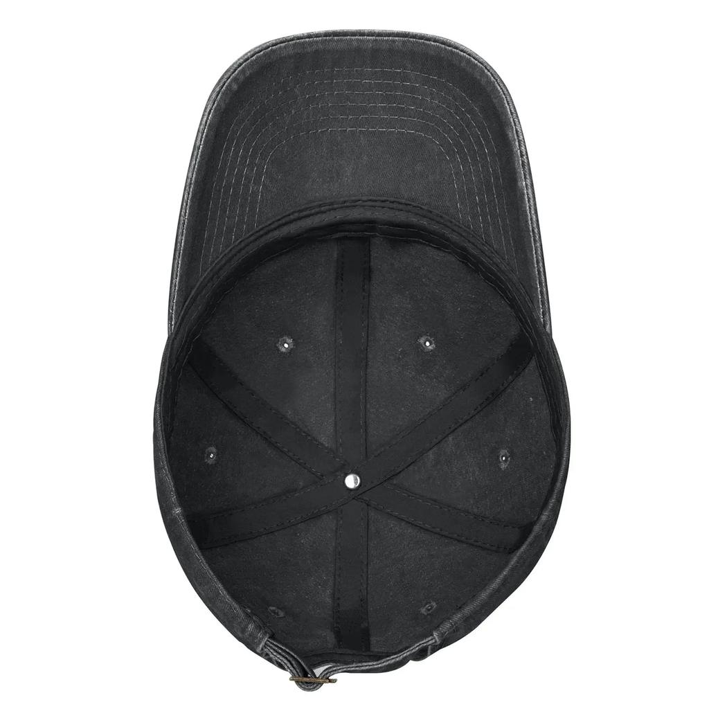 Die Wolf heult unter dem Mond Baseballkappe für Männer Frauen Hüte Denim Trucker Caps Papa Hut