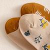 Vintage Floral Print Middle Tube Socks For Women Soft Cotton Autumn Spring Harajuku Japanese Socks Female Girl Casual Long Sock