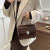 Chic Korean Style Lock Closure Fashionable Casual Womens Bag Trendy For Spring 2024