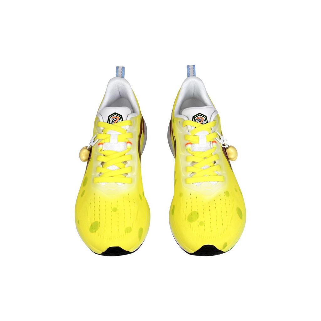 Li Ning Red Hare 7 Cushioning Slip Resistant Abrasion Resistant Low top Casual Running Shoes Men's Yellow Brown ARPU003-2(TeamJ-)