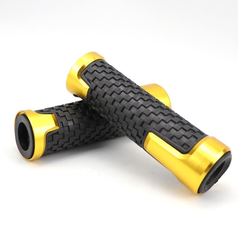 Rubber Moto Handlebars Grip CNC Aluminum Moto Handle Grip Handlebar Hand Grips Motorbike Parts