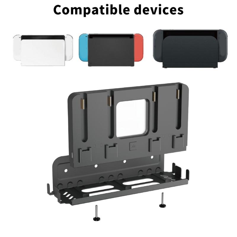 Practical Video Game Unit 2 Docking Station with Wall Arrange Design & Simultaneous Charging Easy To Use for Consoles