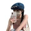 Thin Bow Knitted Berets Cute Newsboy Cap Temperament Painter Hat  Outdoor