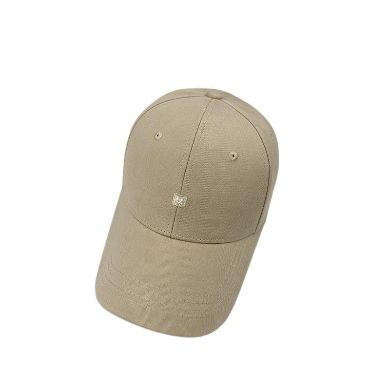 Smiley Face Expression Embroidery Cap Children'S Simple Big Head Circumference Shows The Face Small Versatile Hard Top Baseball Cap