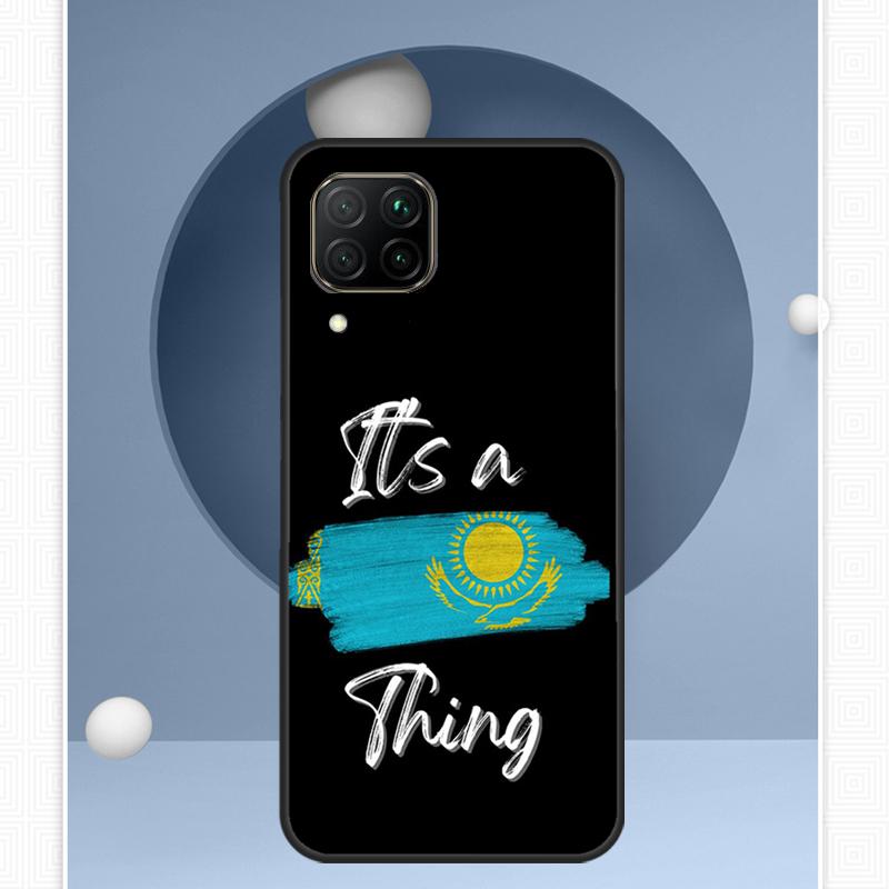 Kazakhstan flag For Huawei Nova 12s 12i 11i 8i Y91 Y60 Y70 Y72 Y90 Y61 9 10 SE P20 P40 Lite P30 P60 Pro Case