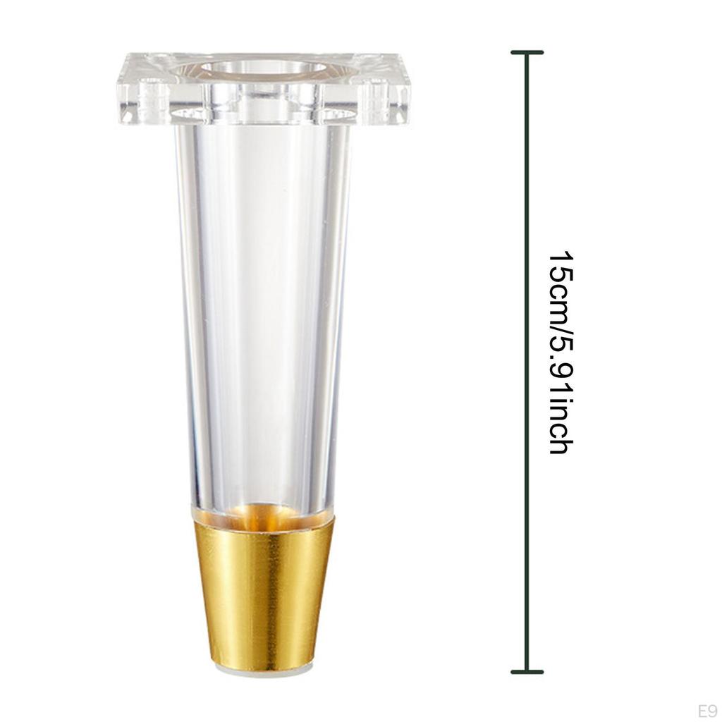 Acrylic Furniture Leg for Chair And Sofa, Design TV Cabinet Wardrobe