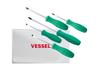 VESSEL Sepadora Eco Screwdriver with Case, 5-Piece Set, 550-5PS