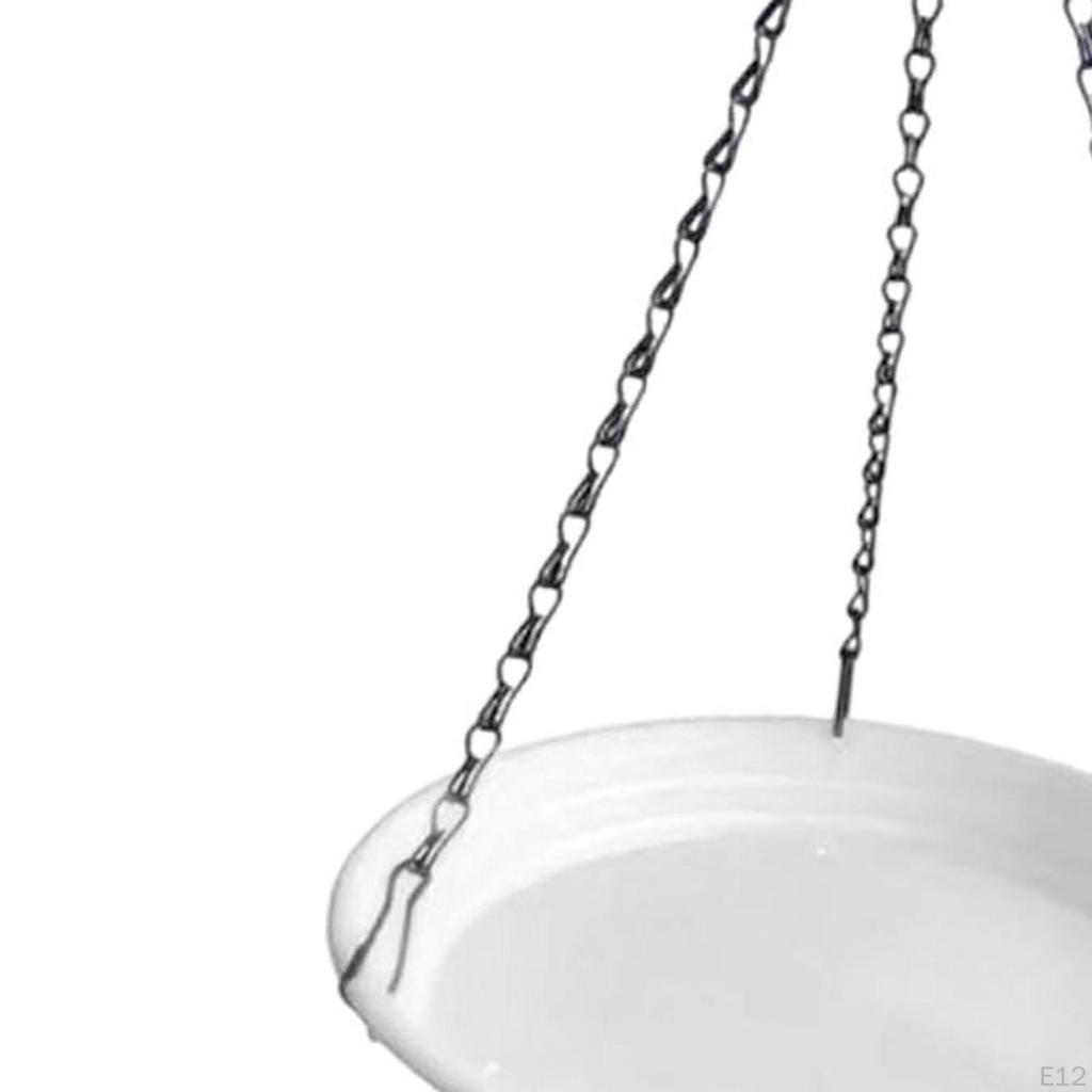 Fågelmatare Fågelbad Fåglar Vattenstation Matskål för Gård Balkong Gåva