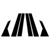 6Pcs Car Door Window Pillar Center Post Trim Stickers For Hyundai Grandeur Azera HG 2012-2017 2013 2014 Auto Styling Accessories