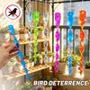 5/20 Stück Vogelabwehr Windspirale Drehende Stangen Hängende Ornamente Gartendekoration Taubenverscheucher Vogelabwehr Außen Zubehör