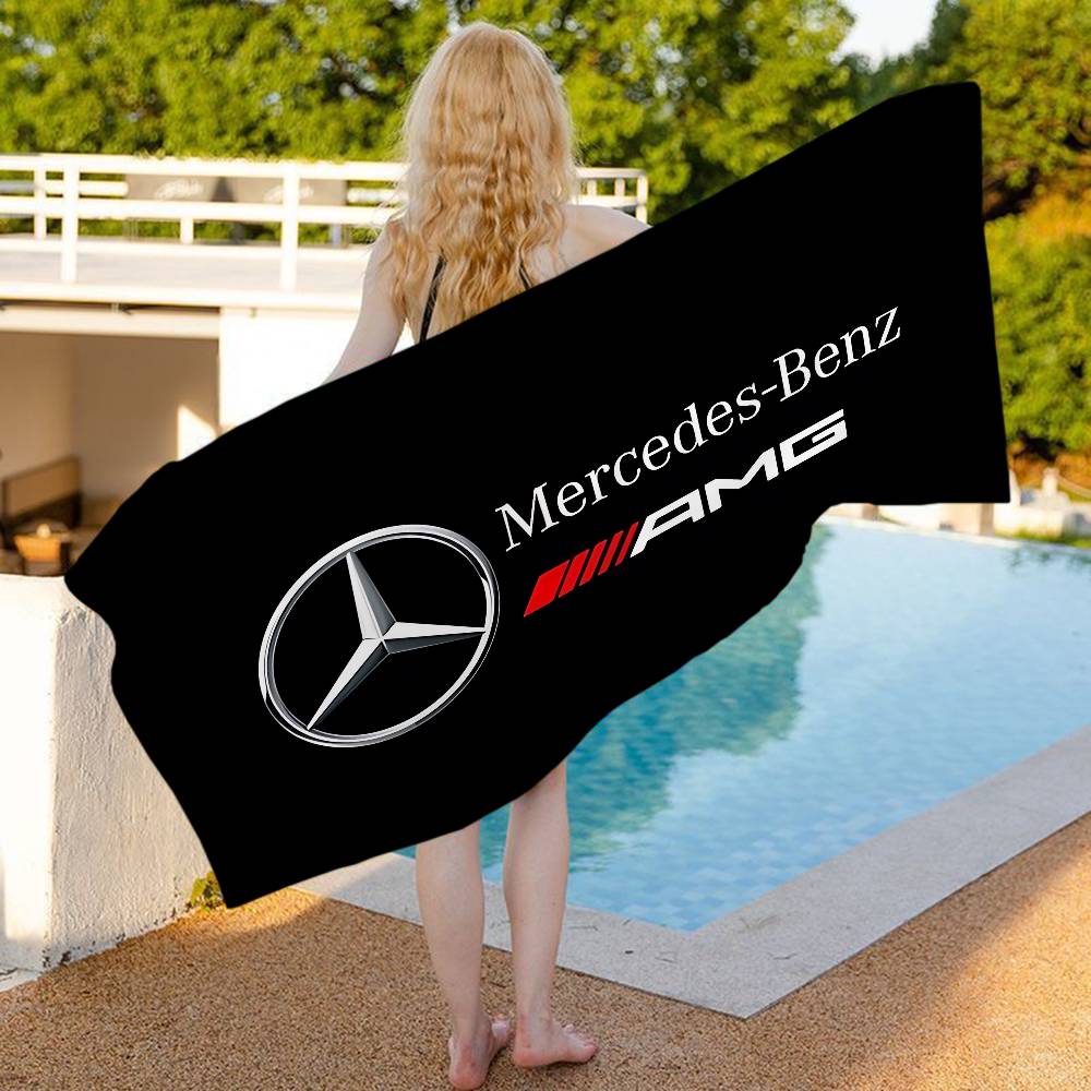 M-Mercedes-B-benz Big Microfiber Beach Towels Quick Dry Towel Sand Beach Towels Pool Towel for Travel Swim Pool Yoga PI8