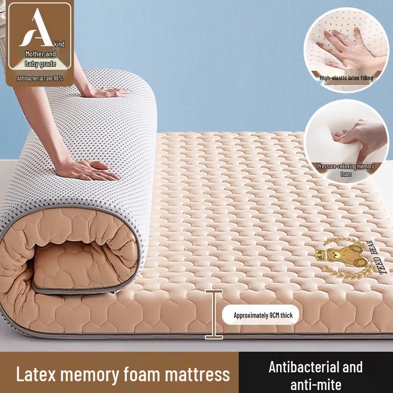 Latex Memory Foam Mattress Soft Pad for Home, Dorm, or Rental Use – Ideal for Single Tatami Beds