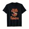 Funny Thanksgiving Turkey Themed Short Sleeve Tee Comfortable Crew Neck Casual Top For Unisex Allseason Daily Wear
