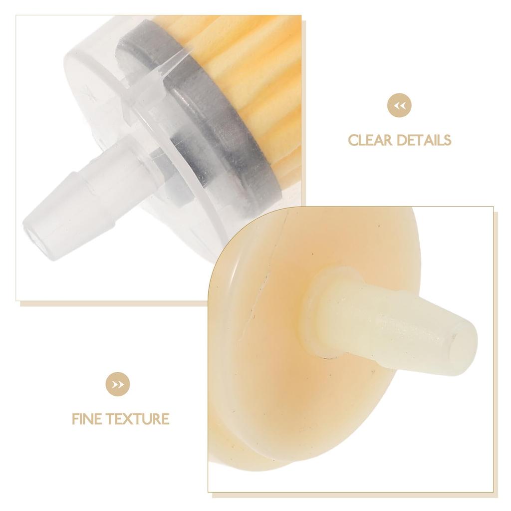 IMIKEYA 10pcs Fuel Filter Inline Gasoline Filter for Off-Road Vehicle Universal Sandbuggy Off-Road Go Kart Engine Protection High Efficiency