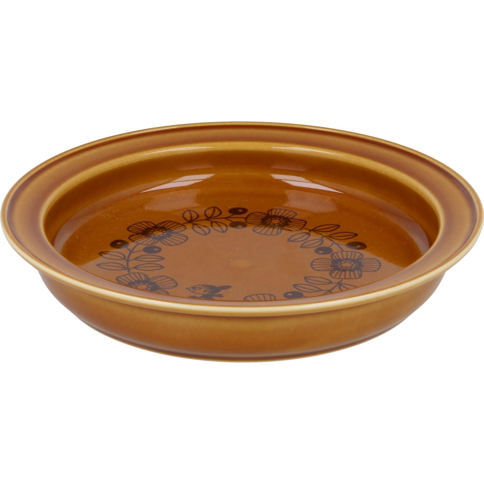

MOOMIN Curry 21cm Little My Made in Plate, Large, Easy-Scooping Design, Design, Brown, Japan, MM7502-320