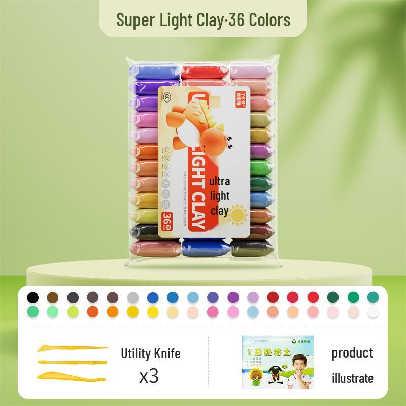 Children's Kindergarten Playdough Set - Large Pack of DIY Clay and Glue for Elementary Students