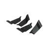 Inner Door Bowl Sticker Cover Trim 4* For Ford Edge 2015- ABS Carbon Fiber
