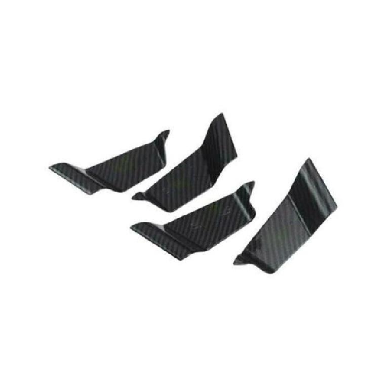 Inner Door Bowl Sticker Cover Trim 4* For Ford Edge 2015- ABS Carbon Fiber