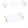 Elegant Bathroom Serving Tray, Modern Vanity Tray
