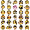 60 Emotional Yellow Small Expression Graffiti Stickers Decorate Guitar Suitcase DIY Creative Waterproof Stickers