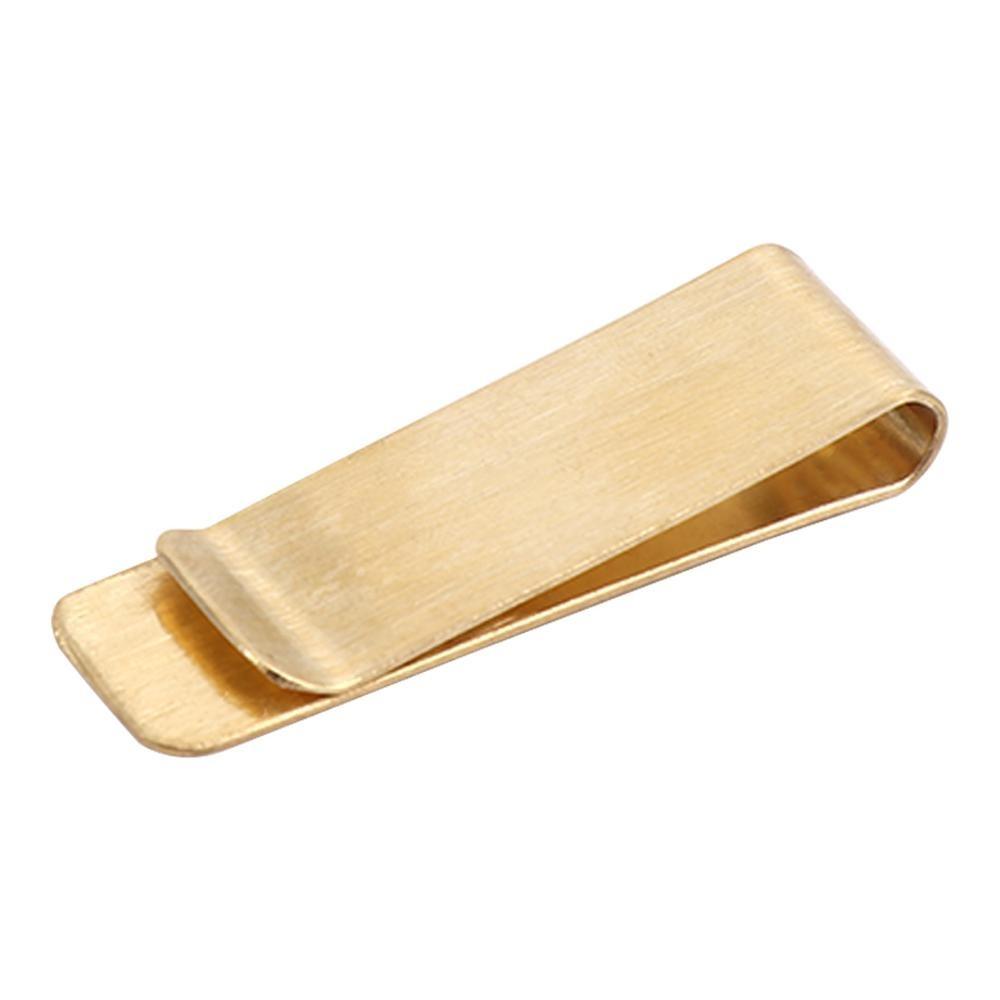 Banknote Holder Money Metal Holder Gold Color Money Clip Credit Card ID Clips Cash Clamp Wallet