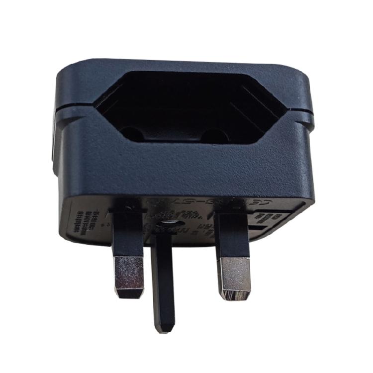 2pcs EU to UK Plug Adapters European to UK Set Universal Input Wall Socket