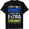 Jestem Kumplem z Dodatkowym Chromosomem Dzień Świadomości Zespołu Downa Bawełniany Męski T-shirt S