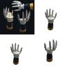 White Witch's Hand Pedestal Single Wick Candle Holder For Halloween