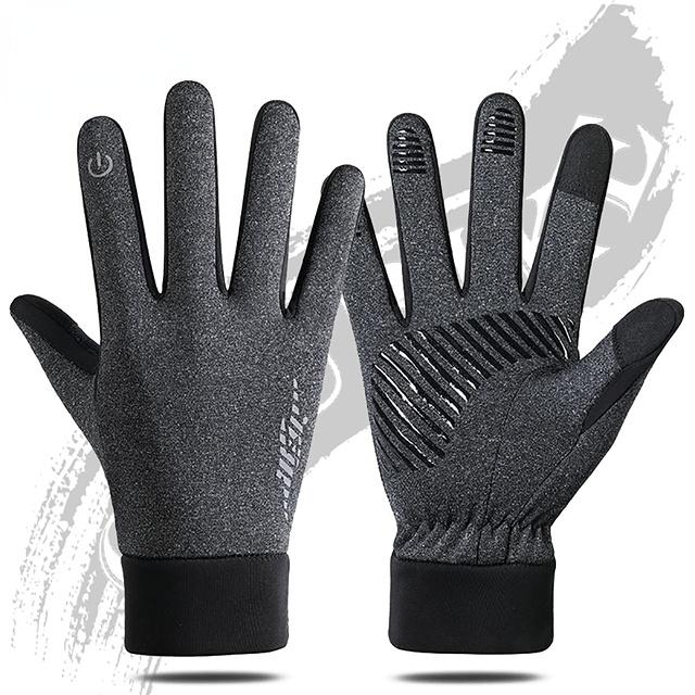 

Зимние теплые ветрозащитные велосипедные перчатки, противоскользящие, износостойкие, с сенсорным экраном, для верховой езды, вождения, альпинизма, лыжные перчатки 2XL