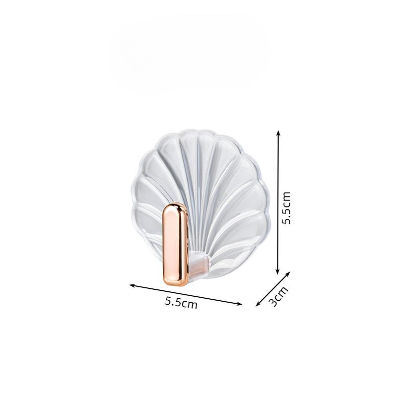 

Прочный клейкий крючок настенный для подвешивания одежды, для ванной и туалета, для хранения одежды и шляп и полка Shell hook