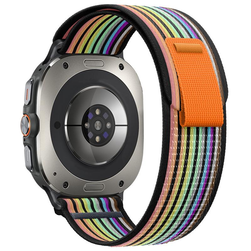 Trail Loop Strap for Samsung Galaxy Watch Ultra 47mm Nylon Bracelet Wristband for Galaxy Watch 8 Ultra 47mm Breathable Belt