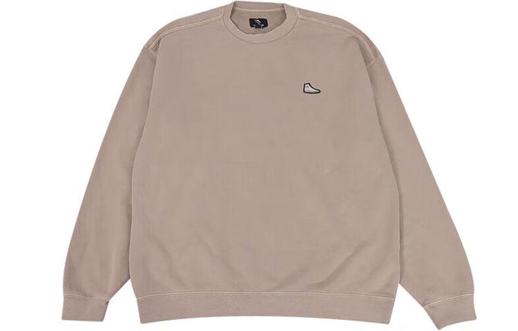 Свитшот с нашивкой Converse Sneaker Crew Мужской Хаки 10025538-A08 XL