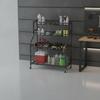 Rolling Sports Ball Storage Cart Portable for Playroom, Athletes, Coaches