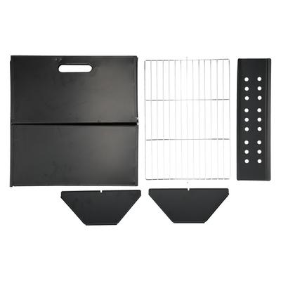 Barbecue Grill Portable X Shape Foldable Charcoal Grill for Outdoor Cooking Camping Hiking Picnic