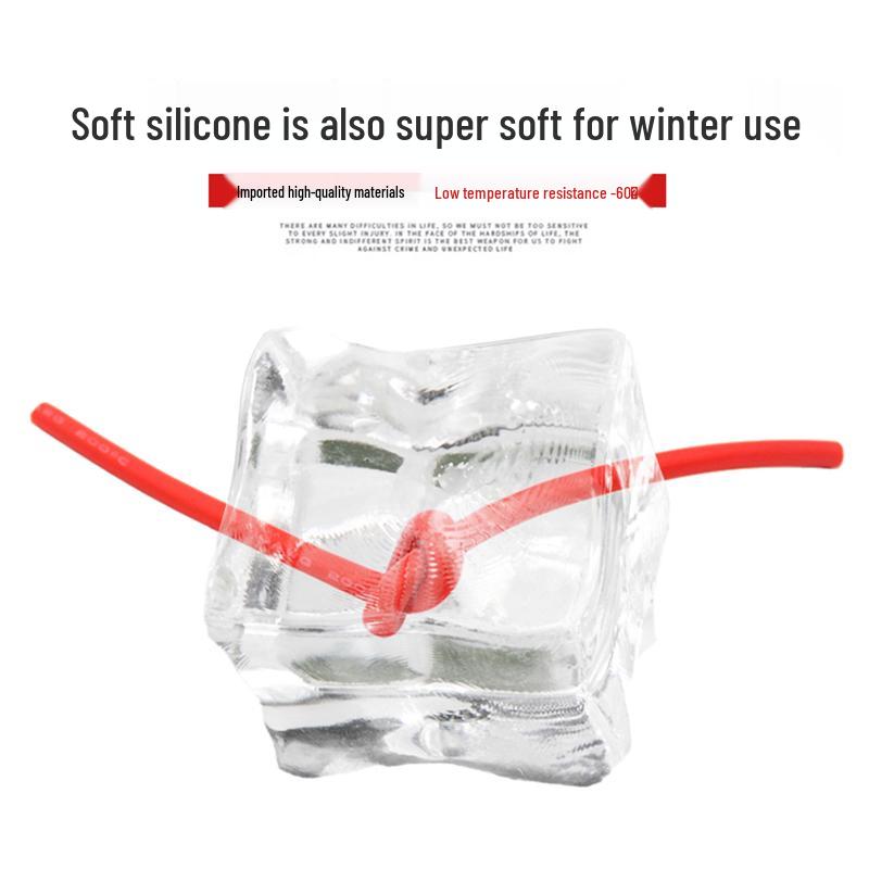 High-Temp Ultra-Soft Silicone Wire for Model Aircraft - 16 To 4 AWG