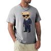 Teddy Bear With A Gun T Shirt Harajuku Short Sleeve T-shirt 100% Cotton Graphics Tshirt Tops