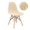 Velvet And Polar Fleece Fabric Shell Chair Cover Stretch Scandinavian Chair Covers Dining Seat Cover For Hotel Home Living Room