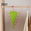 Talos V Shaped Double-Sided Closet Organizer, with 360° Rotating, Space Saving Multi-Layer Vertical Hanger, for Hats Bags Ties Scarves