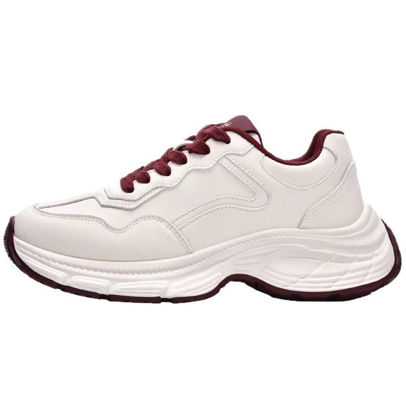 Dad Shoes Girl 2025 New Spring and Autumn Season Hong Kong Style Thick Soles Increase Little White Sneakers Women's Shoes Versatile Casual Shoes