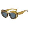 NEW Punk Oval Sunglasses 2000S Y2K Hip Hop Luxury Brand UV400 Unisex Shades for Women Men