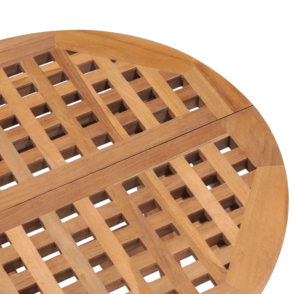 Folding Garden Table 50 X 50 X 50 Cm Solid Teak Wood