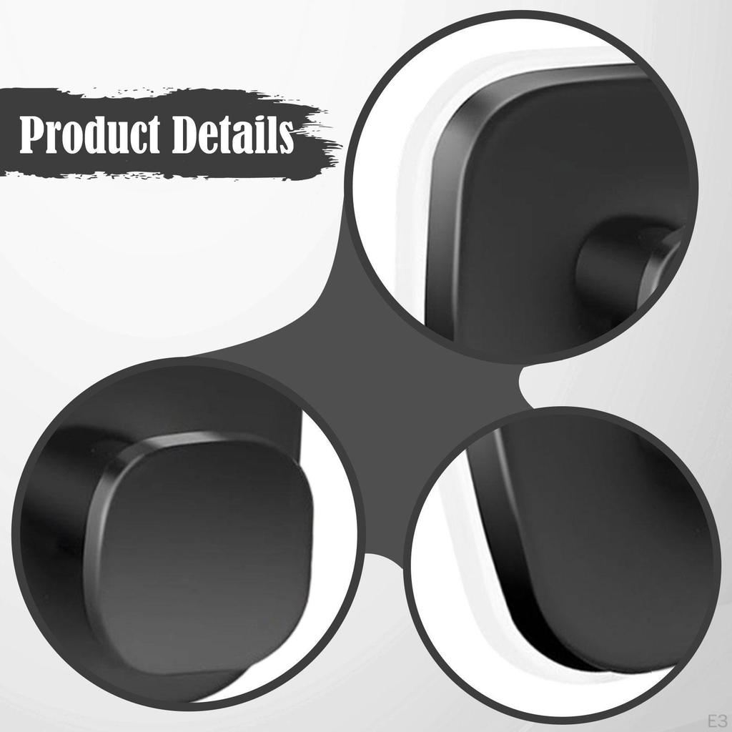 2er-Pack Rostfreie Edelstahl-Saugnapfhaken für Wohnzimmer-Kränze